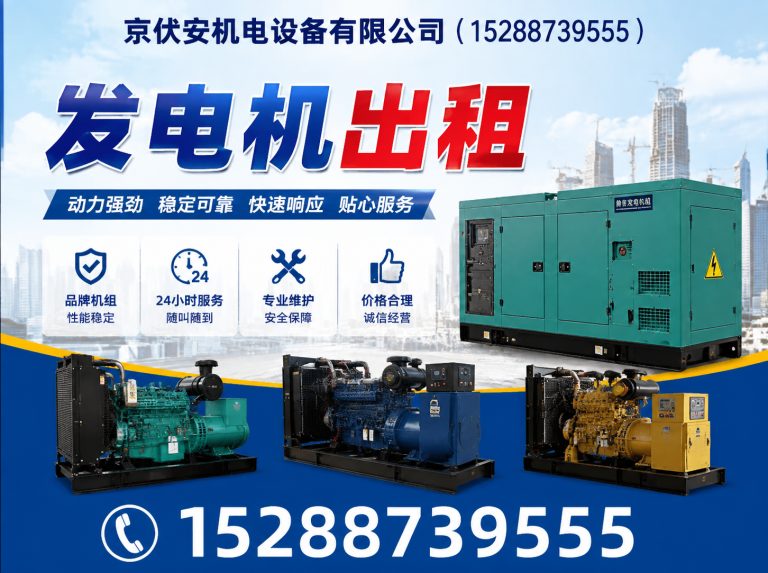 伊犁发电机出租展示图